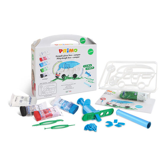 PRIMO PLASTELIN EASYDO 5x100g s pripomočki CAMP  14558